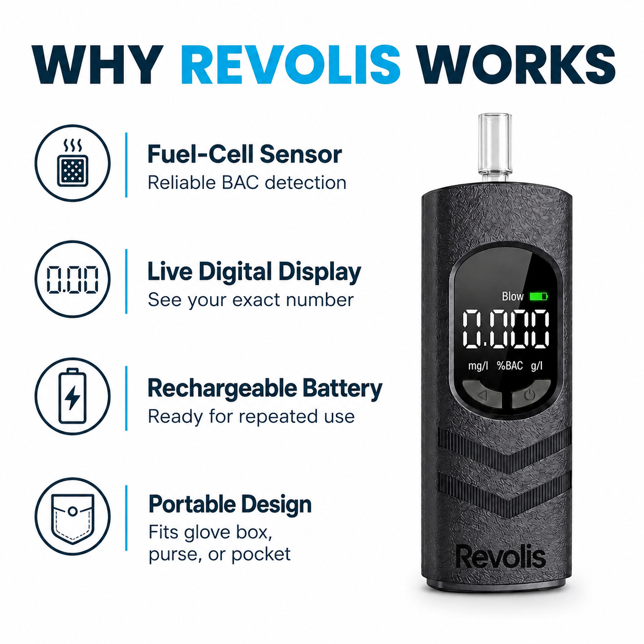 Revolis Pro Breathalyzer