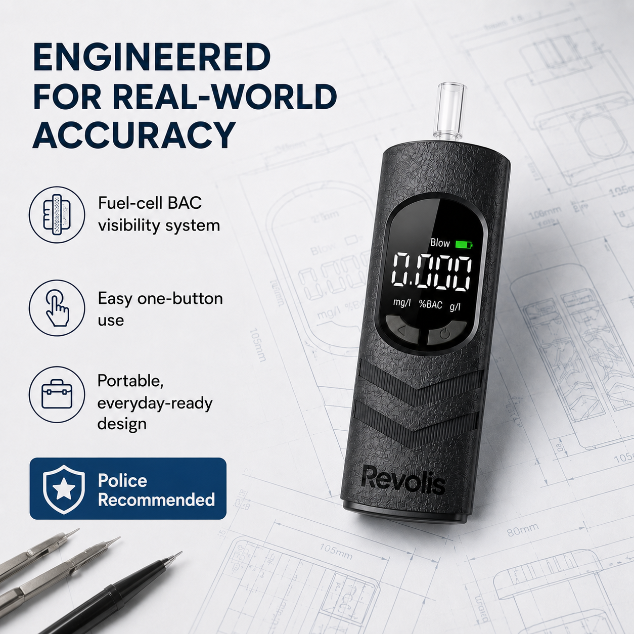 Revolis Pro Breathalyzer