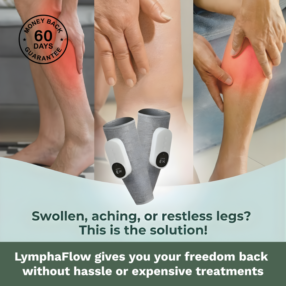 LymphaFlow™ Pro – Natural Relief for Swollen Legs In Just 15 Minutes A Day!