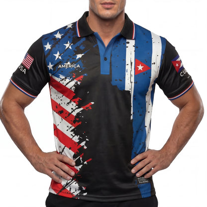 World Heritage Nations Series Soccer Jersey – USA Split Polo Collar & Flag Shirt Designs – Soccer Season 2026